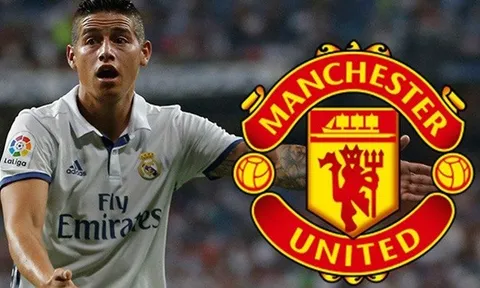 Real chơi khó MU: Nửa tỉ euro cho James Rodriguez