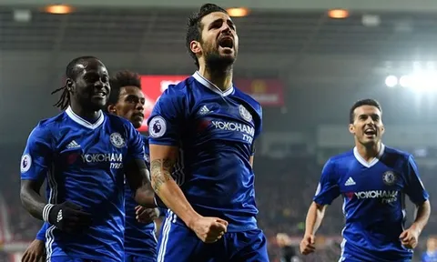 Kẻ bị 'ruồng bỏ' Fabregas tỏa sáng, Chelsea vẫn đang toàn thắng