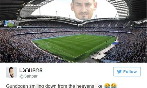Man City tri ân Gundogan như thể tiền vệ người Đức... đã chết