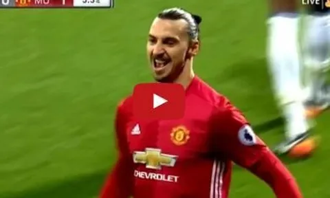 Màn trình diễn ấn tượng của Zlatan Ibrahimovic vs West Brom