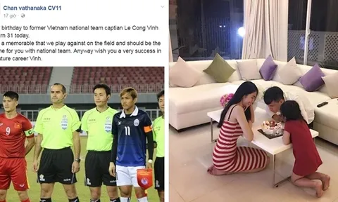 ‘Messi Campuchia’ chúc mừng Công Vinh