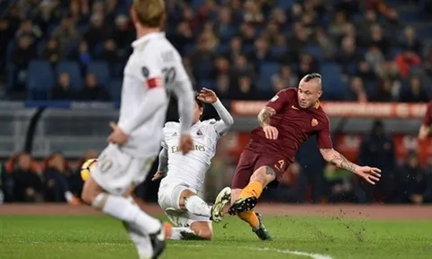 Nainggolan sắm vai người hùng giúp Roma 'vượt ải' Milan