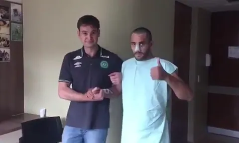 Nạn nhân vụ Chapecoense có thể đi lại và nói chuyện
