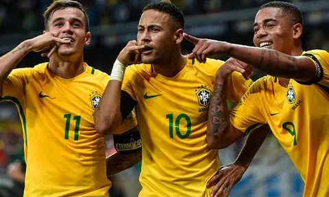 Neymar - Coutinho - Gabriel Jesus: Bộ ba nguyên tử của bóng đá Brazil