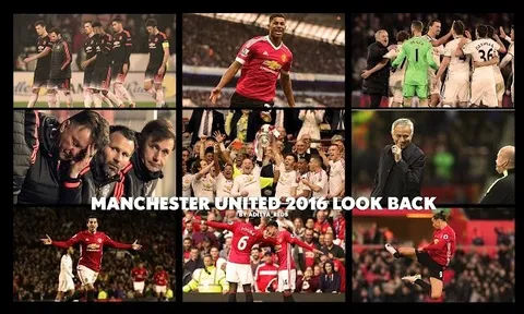 Nhìn lại năm 2016 đầy thăng trầm của Man United