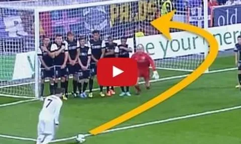 Những pha đá phạt cực đỉnh của Cristiano Ronaldo