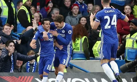 Pedro 'vẽ' siêu phẩm trên Stamford Bridge, The Blues nối dài chuỗi trận thắng
