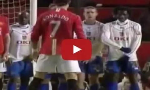 Pha sút phạt đẹp mắt nhất của Cristiano Ronaldo