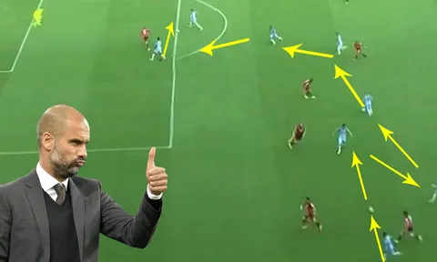 Phân tích Man City đá tiki-taka dưới thời Pep Guardiola