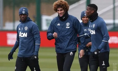 Rời Milan, Fellaini vui vẻ trở lại tập luyện cùng Man Utd