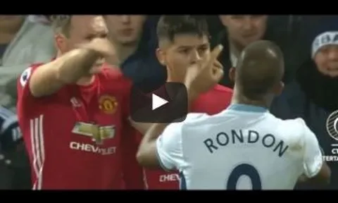 Rondon 'chiến' Phil Jones, tát thẳng mặt Marcos Rojo