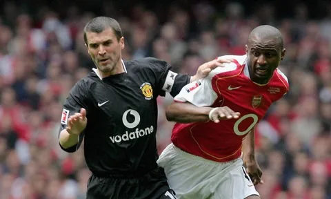 Roy Keane và Patrick Vieira đụng độ nhau vào năm 2003