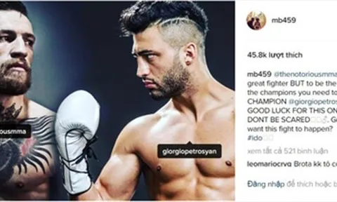 'Siêu quậy' Balotelli bất ngờ gửi chiến thư cho nhà vô địch UFC
