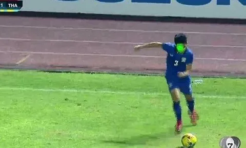 Thua trận, Thái Lan tố CĐV Indonesia chiếu đèn laser