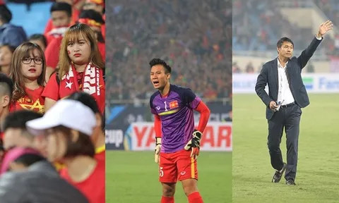 Thầy trò Hữu Thắng nghẹn ngào, fan nữ đẫm lệ vì tuyển Việt Nam