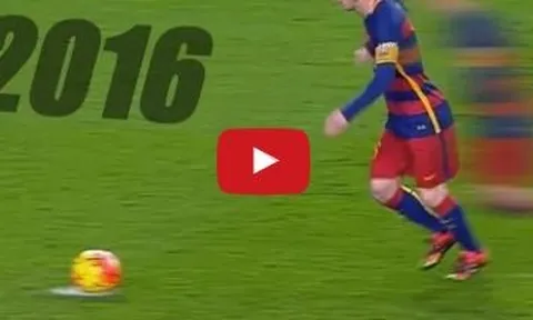 Top 10 pha kiến tạo của Lionel Messi năm 2016
