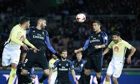 TRỰC TIẾP CF America 0-2 Real Madrid (FT): Ronaldo đã ghi bàn