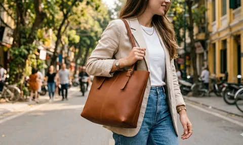 Túi tay cầm dài quay trở lại: Món phụ kiện nhỏ nâng tầm cả outfit