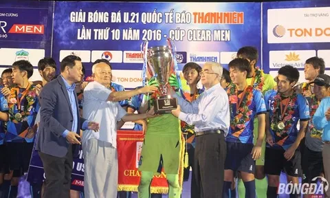 Đánh bại Thái Lan, Yokohama lên ngôi vô địch giải U21 Quốc tế 2016
