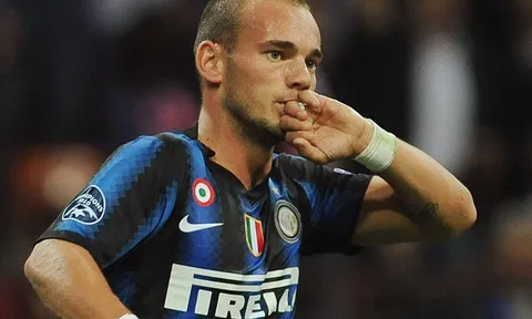 Wesley Sneijder: Bậc thầy đá phạt của Inter Milan