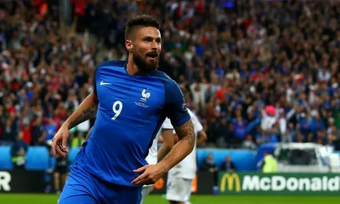 Pháp đè bẹp Iceland trong một trận cầu mưa bàn thắng