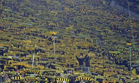 10 giải đấu có lượng khán giả đến sân trung bình cao nhất: Bundesliga vô đối