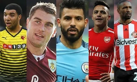 10 tiền đạo 'bén' nhất giải Ngoại hạng (Phần 1): Aguero xếp thứ 9, Sanchez thứ 7