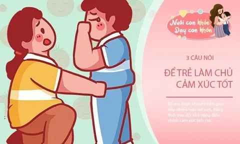 Dù trẻ bao nhiêu tuổi, có 3 "câu thần chú" mẹ nên nói để con ngoan giỏi