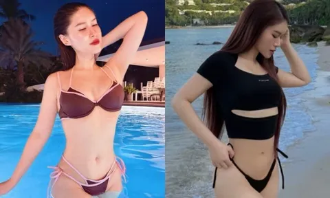 Con cưng "bà trùm" thủy sản bất ngờ khoe body bốc lửa ở hồ bơi, là tiểu thư nghìn tỷ sống trong căn hộ hơn 600m2