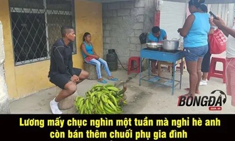 Ảnh chế: Ibra bất lực nhìn ‘kẻ vô danh’ vượt mặt; Valencia đổi nghề bán chuối phụ giúp gia đình