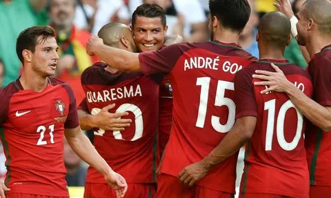 Ronaldo và Quaresma lập cú đúp, Bồ Đào Nha hủy diệt Estonia
