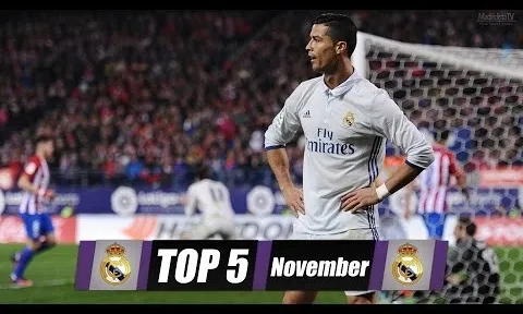 5 bàn thắng đẹp nhất của Real Madrid trong tháng 11