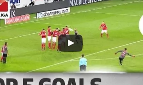 5 bàn thắng đẹp nhất vòng 13 Bundesliga