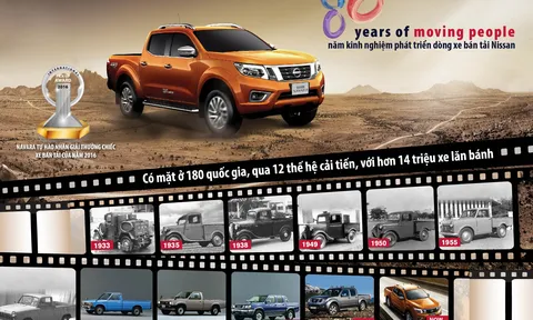 80 năm – Khẳng định thương hiệu xe bán tải Nissan