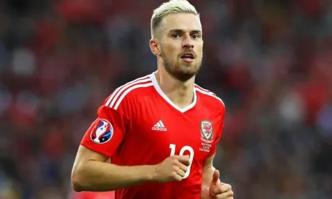 Aaron Ramsey chơi cực hay trước Bỉ