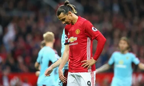 Herrera 'ăn' thẻ đỏ, Mourinho bị đuổi, Man Utd bất lực trước Burnley
