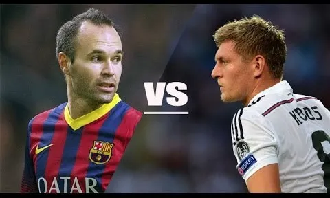 Andres Iniesta vs Toni Kroos - Ông chủ tuyến giữa