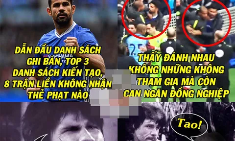 Ảnh chế: “Chí Phèo” Costa cải tạo hoàn lương; “Tán thủ” Aguero lầm đường lạc lối