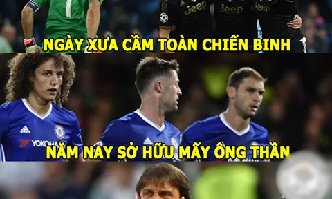 Ảnh chế: Conte "khóc thét" trước sức mạnh của FC phản thầy; Barca tham gia nhiều cuộc "hấp diêm" dã man nhất lịch sử