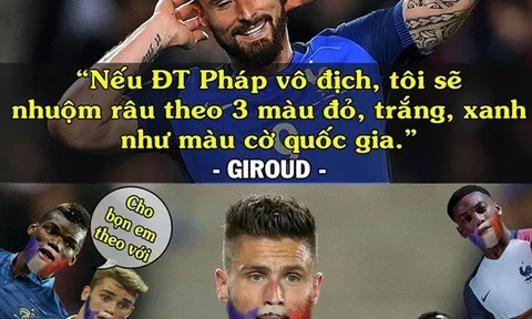 Ảnh chế: Martial "học đòi" Oliver Chipu nhuộm râu ba màu; Bồ Đào Nha "van xin" CR7 tránh xa EURO 2016