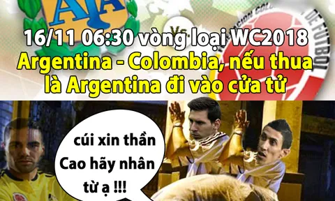 Ảnh chế: Messi hạ mình cầu xin Falcao nương tay, Suarez xém chút bị Klopp vùi dập tài năng
