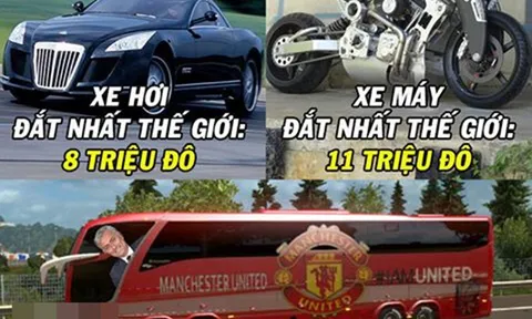 Ảnh chế: Văn Gan đau đớn nhìn Mou 'sa ngã'; Lộ danh tính đại gia sắm 'siêu xe 2 tầng' đắt nhất thế giới