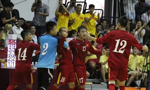 Giao hữu Futsal: Việt Nam cưa điểm 3-3 Futsal Ai Cập