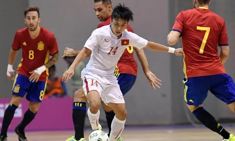 Giao hữu futsal: Tuyển Việt Nam thất thủ 1-4 trước Tây Ban Nha