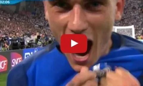 Antoine Griezmann chơi quá hay trong trận Pháp 2-0 Đức