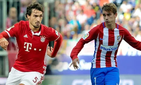 Mats Hummels, nhân tố giúp Bayern kìm chân Antoine Griezmann?