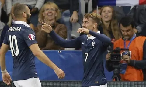 Antoine Griezmann phủ nhận hiềm khích với Benzema