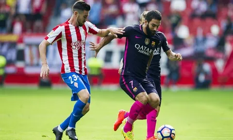 Arda Turan thay thế hoàn hảo Messi vs Sporting Gijon