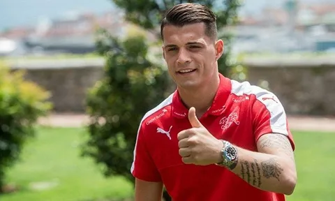Arsenal công bố số áo mới cho tân binh Xhaka