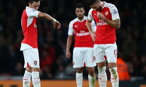 Arsenal mất cùng lúc 3 sao bự trước đại chiến Liverpool